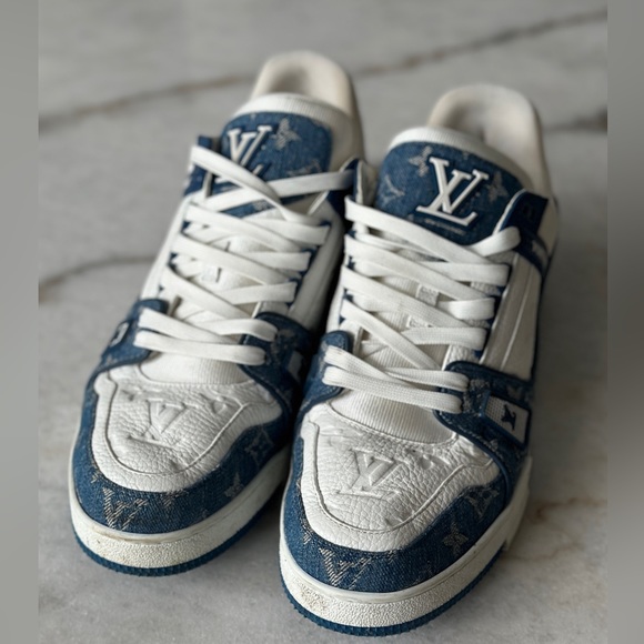 *AUTHENTIC* Louis Vuitton LV Trainer Sneaker - MENS - Picture 1 of 10